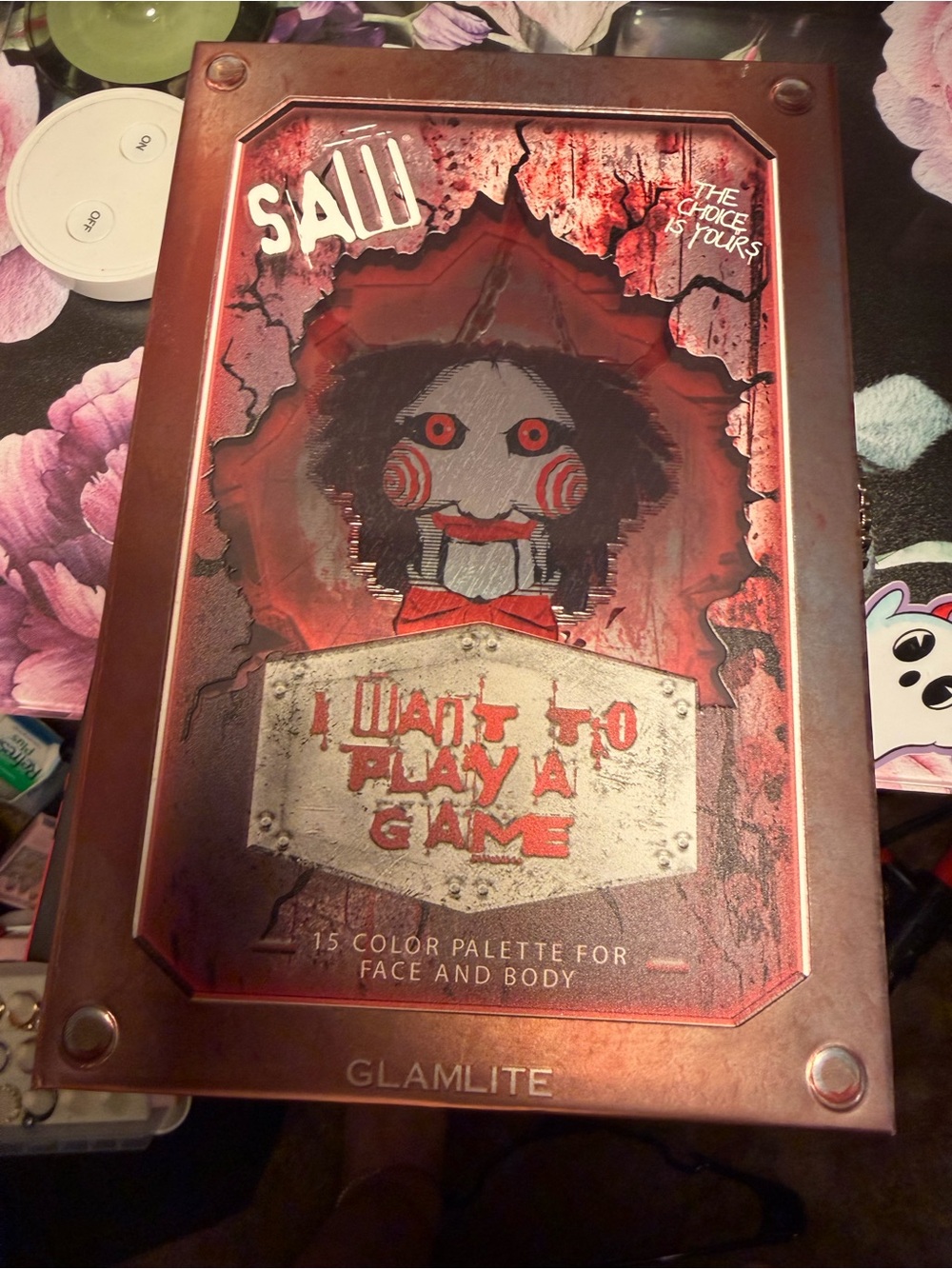 Saw 'I Want to Play a Game' Red Face & Body Color Palette